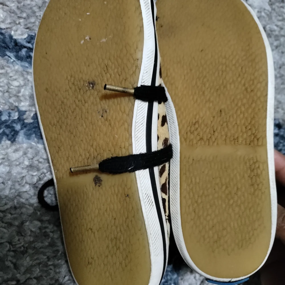 Keds for Kate Spade girl's leopard print sneakers size 13